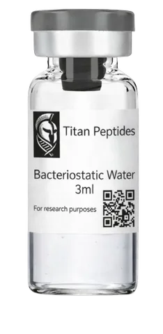 Bacteriostatic water 3ml vial for reconstituting research peptides