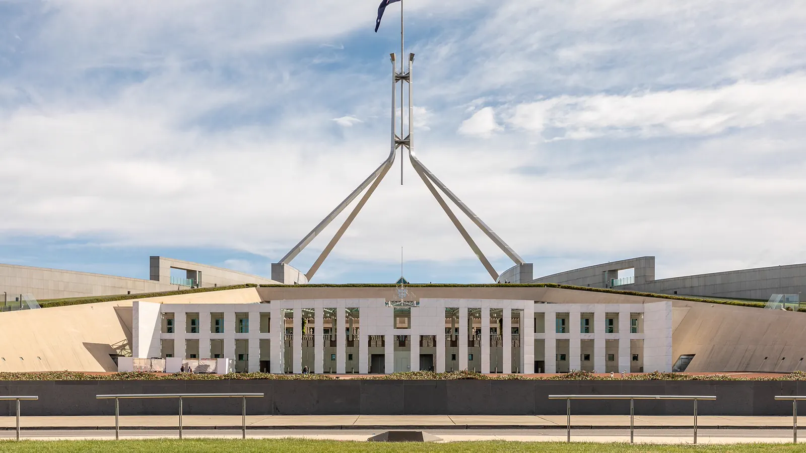 Parliament House in Canberra, home of the federal parliament that made the Therapeutic Goods Act 1989
