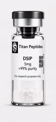 DSIP lyophilised research peptide vial