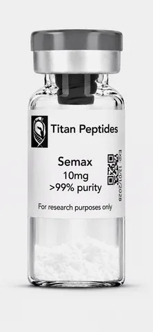 Semax lyophilised research peptide vial